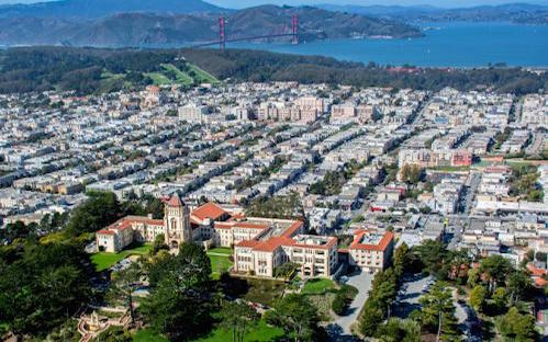 aeriel view of a city
